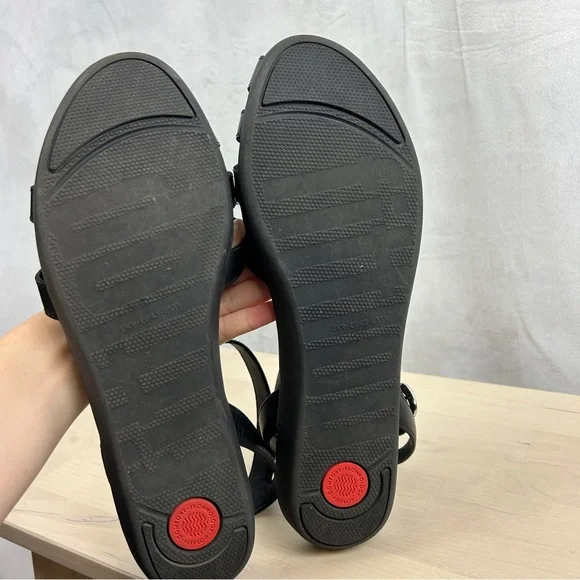 Black Strappy Sandals - Picture 3 of 5